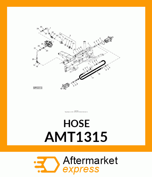 HOSE, HYDRAULIC AMT1315