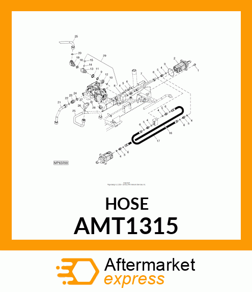 HOSE, HYDRAULIC AMT1315