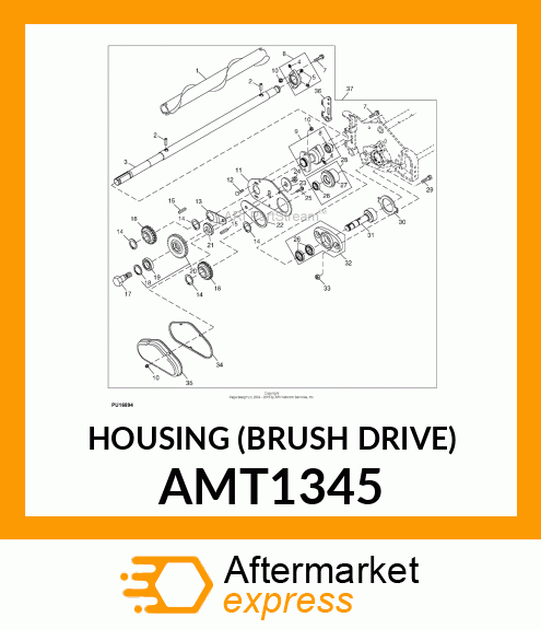 HOUSING (BRUSH DRIVE) AMT1345