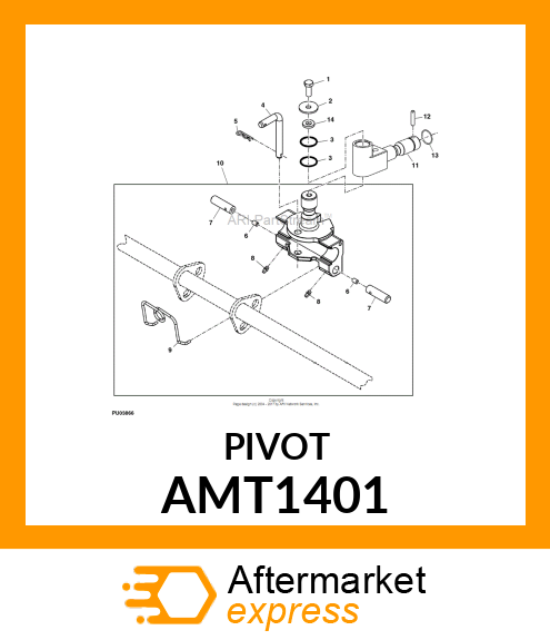 PIVOT, YOKE MOUNT ASSEMBLED AMT1401