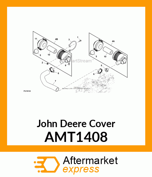 COVER, AIR CLEANER AMT1408