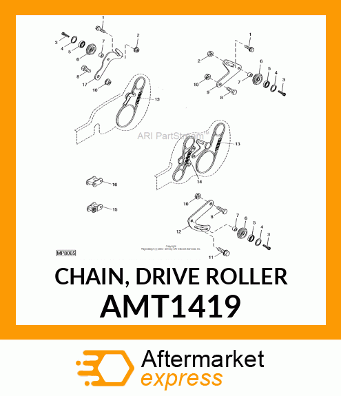 CHAIN, DRIVE ROLLER AMT1419
