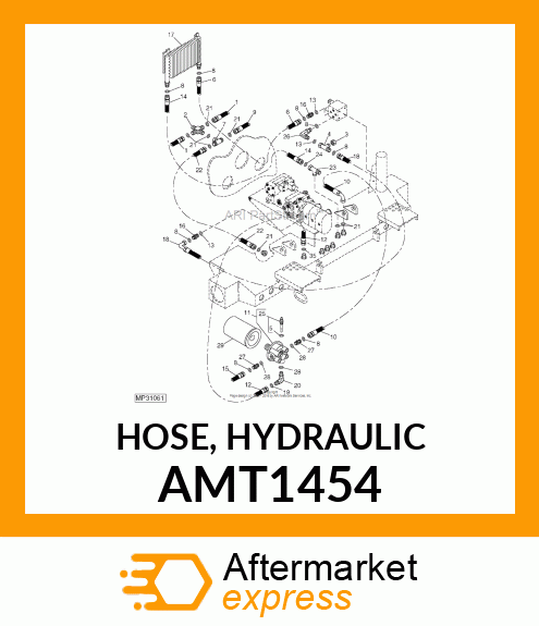 HOSE, HYDRAULIC AMT1454
