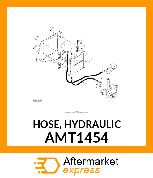 HOSE, HYDRAULIC AMT1454