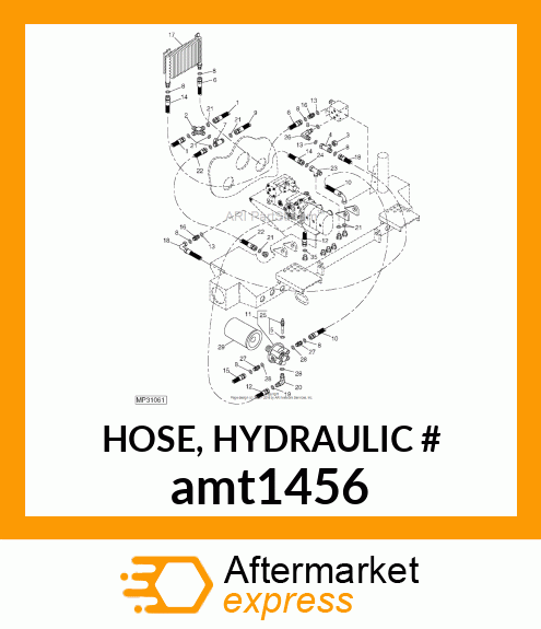 HOSE, HYDRAULIC # amt1456