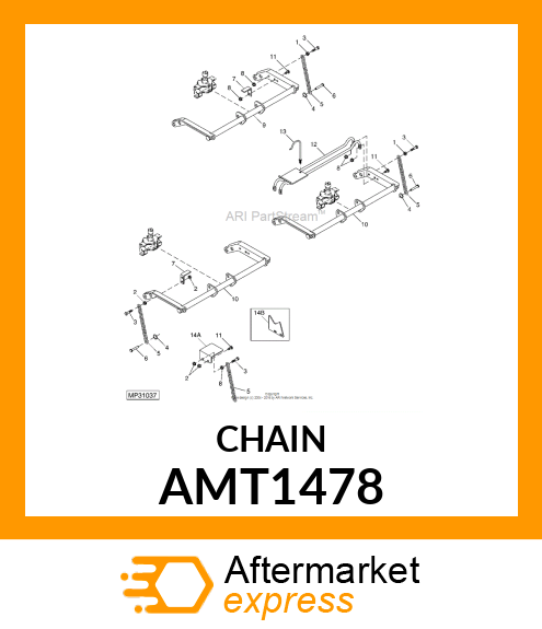 CHAIN, 8 LINKS AMT1478