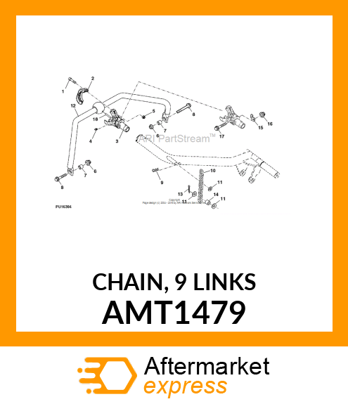 CHAIN, 9 LINKS AMT1479