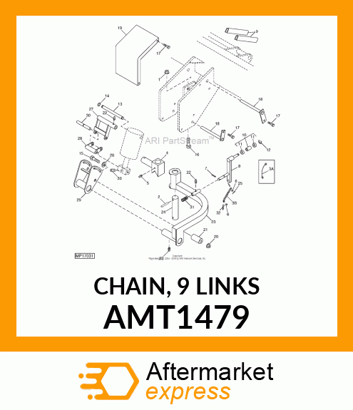 CHAIN, 9 LINKS AMT1479