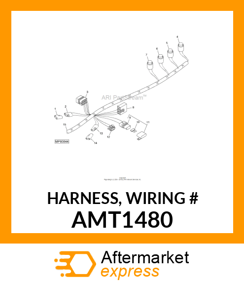 HARNESS, WIRING # AMT1480