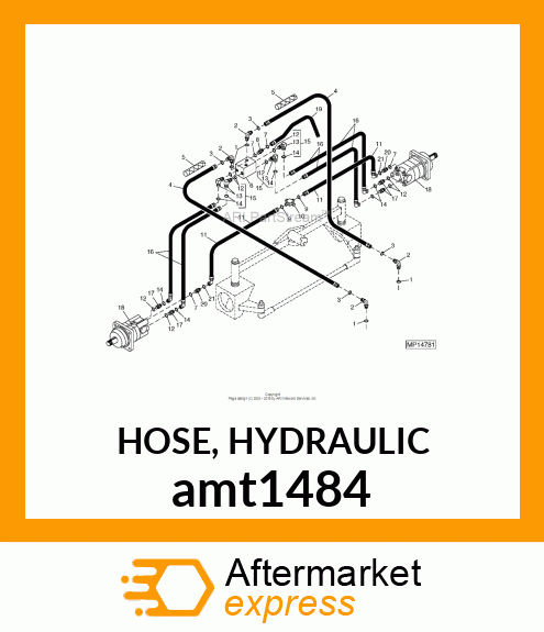 HOSE, HYDRAULIC amt1484