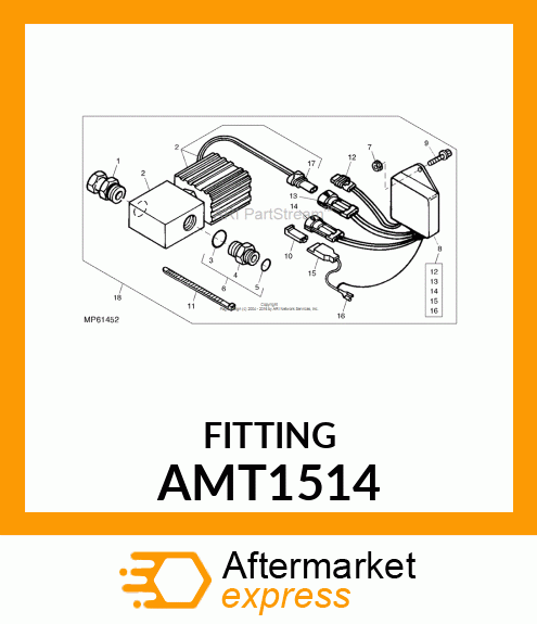 FITTING, HYDRAULIC AMT1514