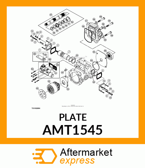 PLATE, CAM S/A AMT1545