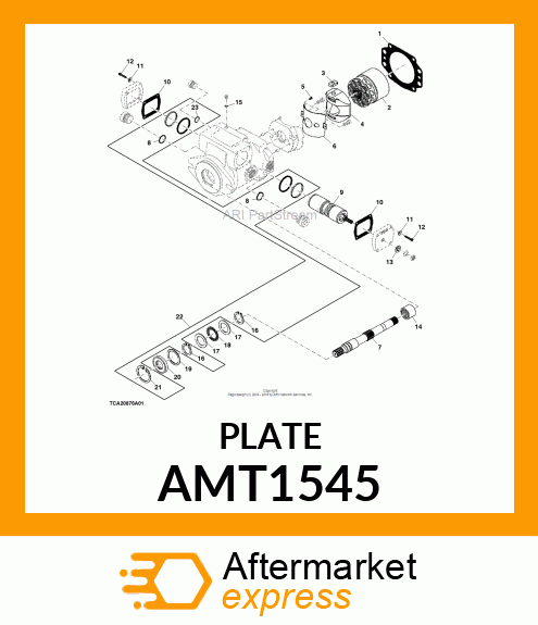 PLATE, CAM S/A AMT1545