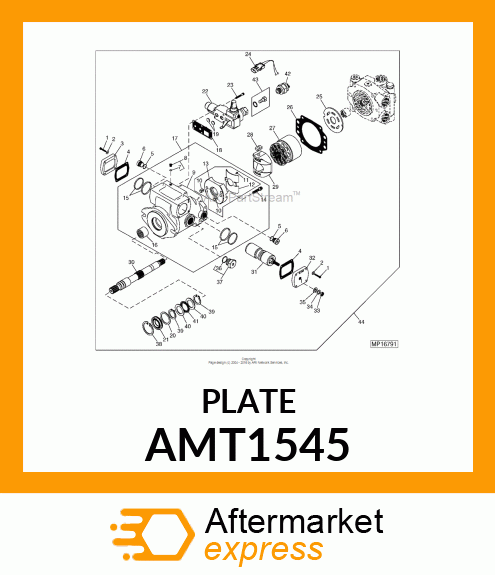 PLATE, CAM S/A AMT1545