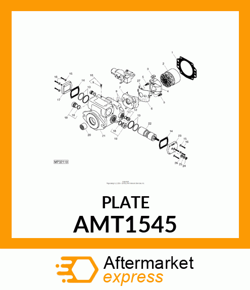 PLATE, CAM S/A AMT1545