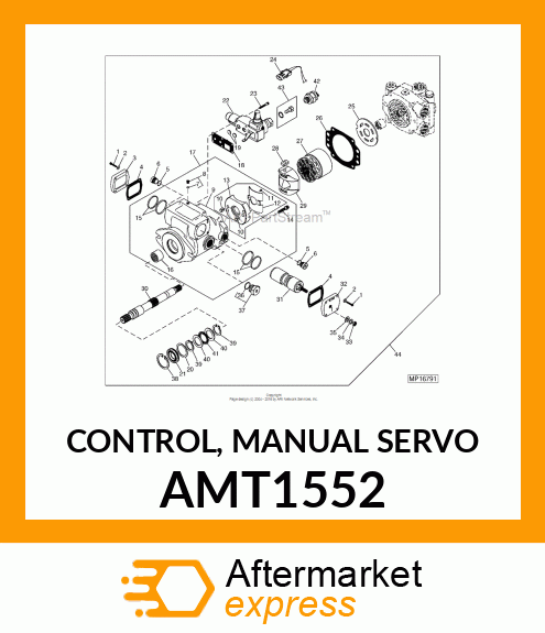CONTROL, MANUAL SERVO AMT1552