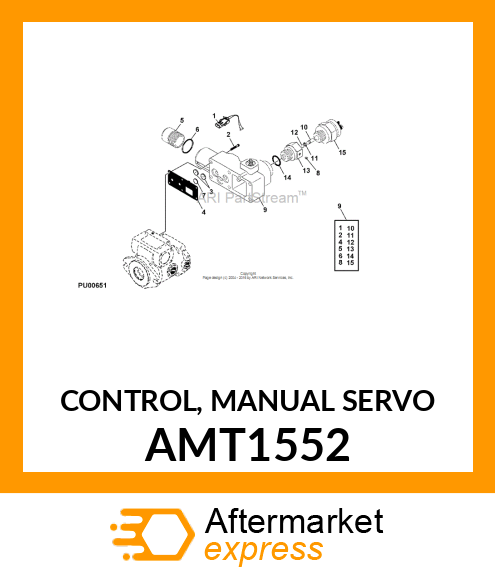 CONTROL, MANUAL SERVO AMT1552