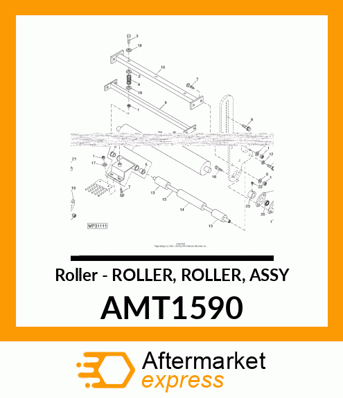 Roller - ROLLER, ROLLER, ASSY AMT1590