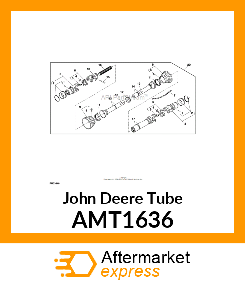 TUBE, WELDED SLEEVE INBOARD YOKE AMT1636