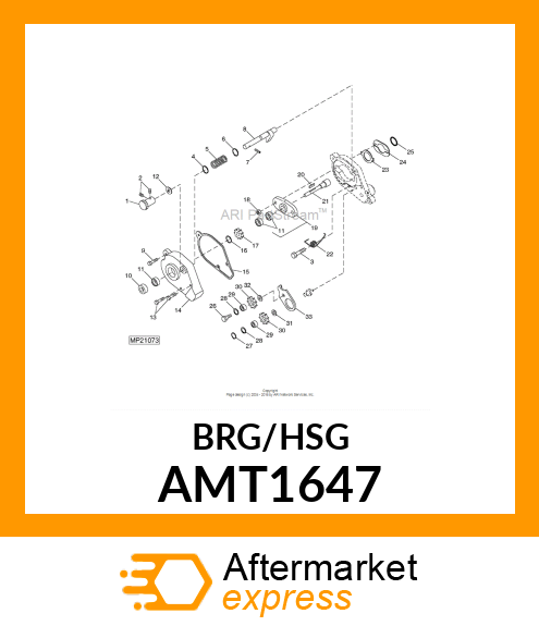 HOUSING (END CAP ASSEMBLY) AMT1647