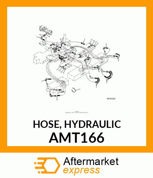 HOSE, HYDRAULIC AMT166