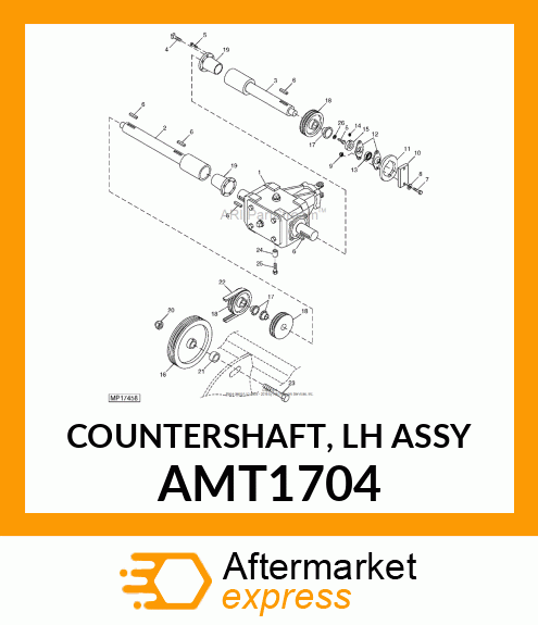 COUNTERSHAFT, LH ASSY AMT1704