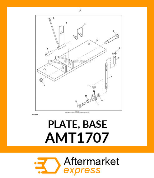 PLATE, BASE AMT1707