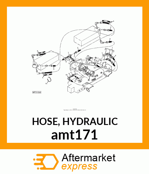 HOSE, HYDRAULIC amt171