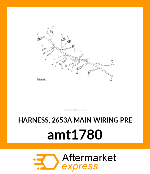 HARNESS, 2653A MAIN WIRING PRE amt1780