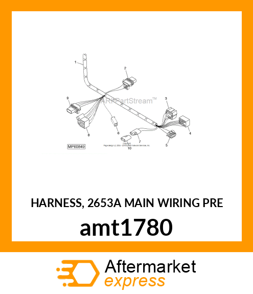 HARNESS, 2653A MAIN WIRING PRE amt1780