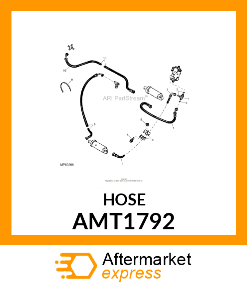 HOSE, HYDRAULIC (REAR LIFT) AMT1792