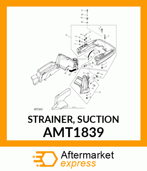 STRAINER, SUCTION AMT1839