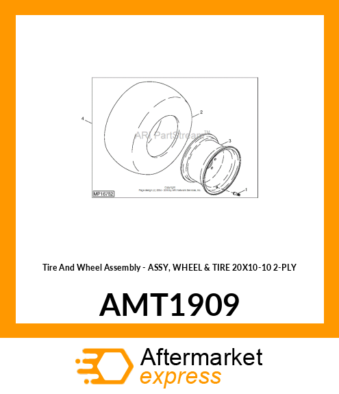 Tire And Wheel Assembly AMT1909