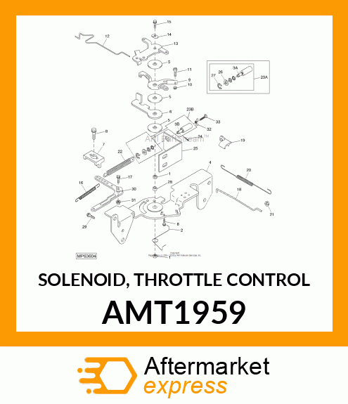 SOLENOID, THROTTLE CONTROL AMT1959