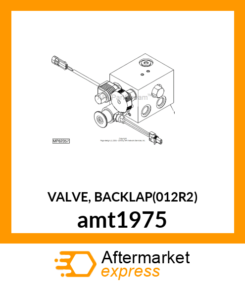 VALVE, BACKLAP(012R2) amt1975