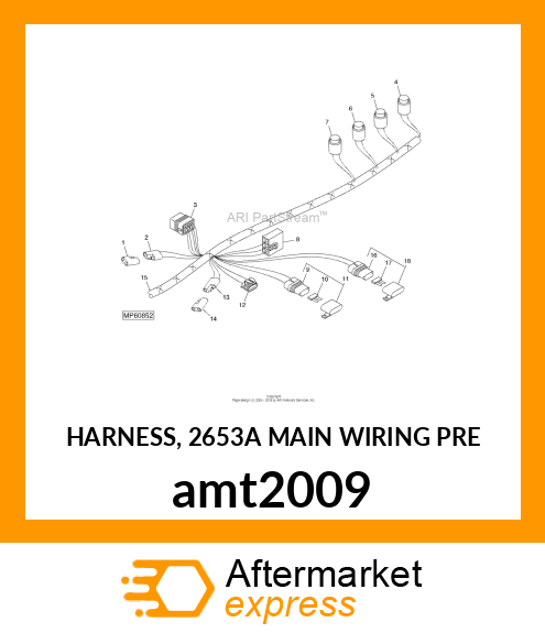 HARNESS, 2653A MAIN WIRING PRE amt2009