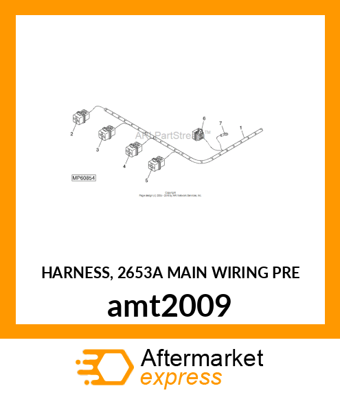 HARNESS, 2653A MAIN WIRING PRE amt2009