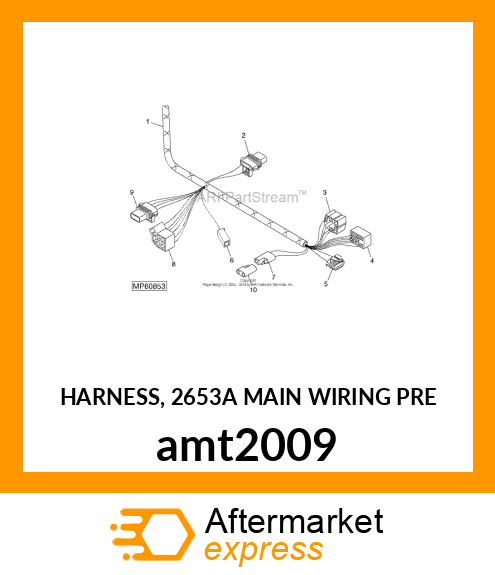 HARNESS, 2653A MAIN WIRING PRE amt2009