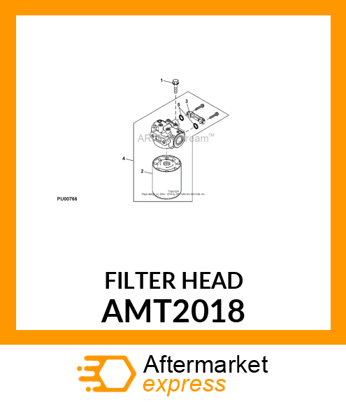 FILTER, OIL W/BASE AMT2018