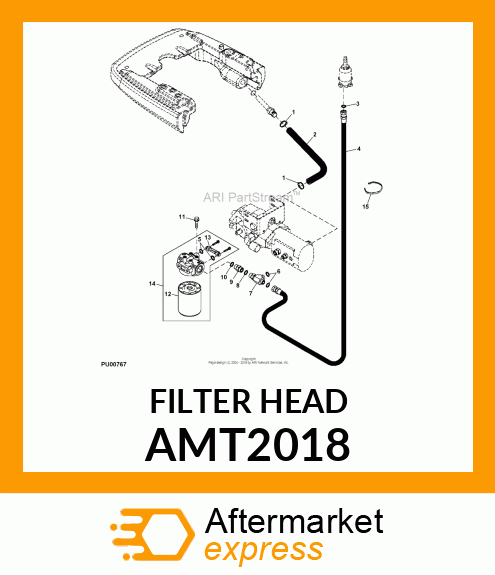 FILTER, OIL W/BASE AMT2018