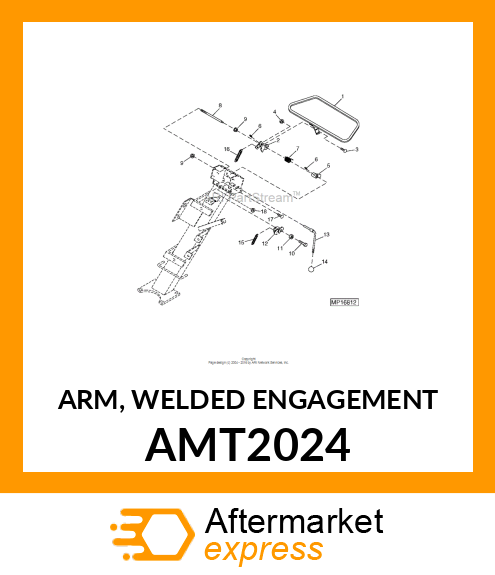 ARM, WELDED ENGAGEMENT AMT2024