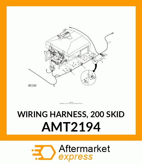 WIRING HARNESS, 200 SKID AMT2194