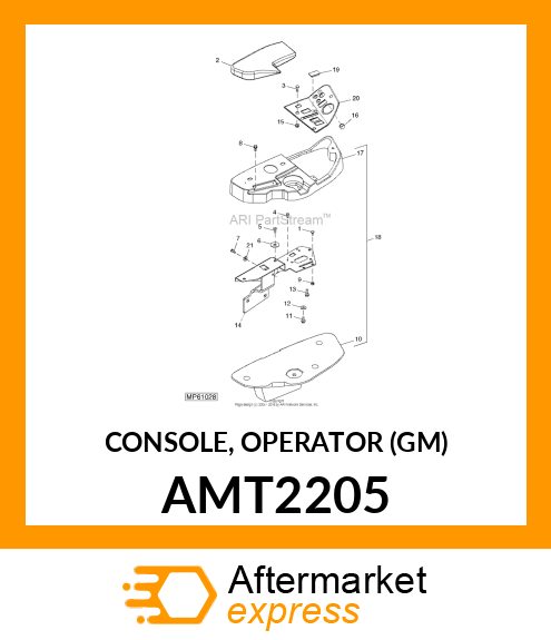 CONSOLE, OPERATOR (GM) AMT2205