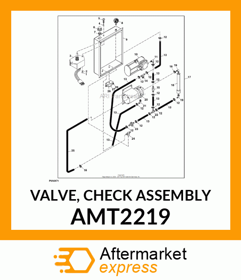 VALVE, CHECK ASSEMBLY AMT2219