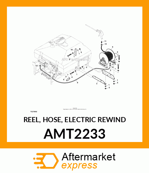 REEL, HOSE, ELECTRIC REWIND AMT2233