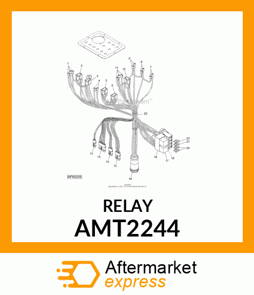 RELAY, SEALED, SPDT,40A NO,30A NC, AMT2244