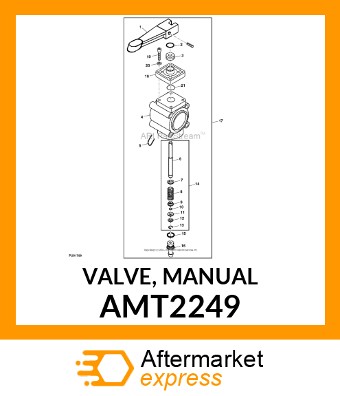 VALVE, MANUAL AMT2249