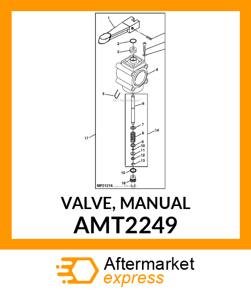 VALVE, MANUAL AMT2249