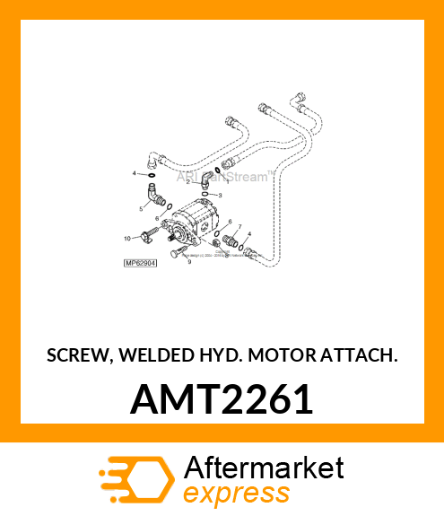 SCREW, WELDED HYD. MOTOR ATTACH. AMT2261