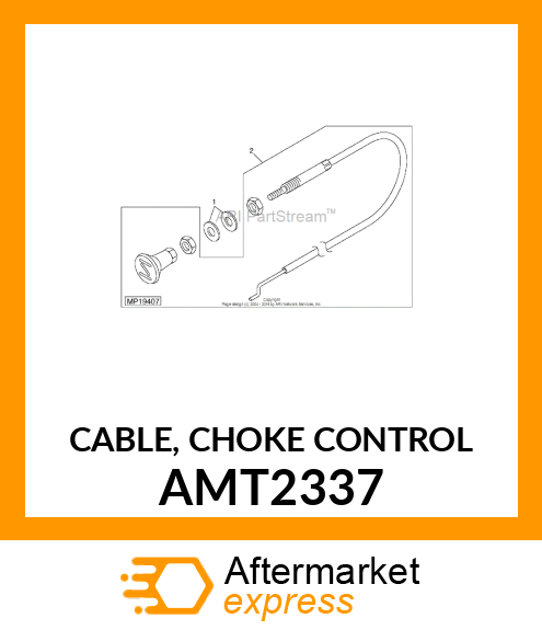 CABLE, CHOKE CONTROL AMT2337